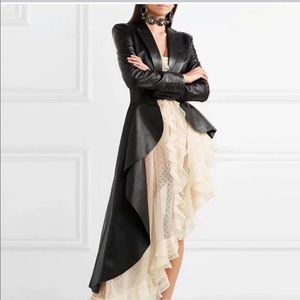 Very chic, asymmetrical coat